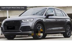 China 4.8MIL Car Gloss Dark Gray Vinyl Wrap Clear Removable Acrylic Adhesive supplier
