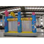 Amusement Park Kids Inflatable Bounce House Digital Printing Fireproof  Material