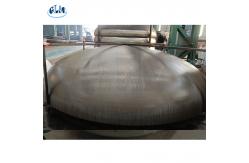 China Carbon Steel  2/1 Elliptical Head With Sandblasted Surface supplier
