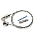Adjustable Height Hooks Cable Gripper Use With Wire Rope To Hang Acoustic Panels