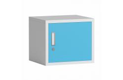 China Home & School Small Lattice Steel Metal Storage Cabinet Locker With Key supplier
