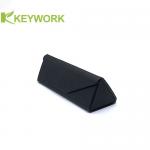 Tri-Folding Optical Triangular Metal Eyewear Case Resist Compression Chinese Manufacturer for sale