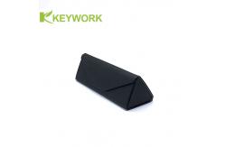 China Tri-Folding Optical Triangular Metal Eyewear Case Resist Compression Chinese Manufacturer supplier