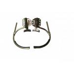 Wood / Steel Pole Climbers Construction Safety Tools With Movable Thickening Plate for sale