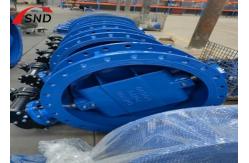 China DN2000 Large Diameter Flange Butterfly Valve - Ductile Iron Material for Industrial Use supplier