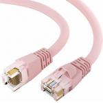 EJE  1m To 100m Pink Cat6 Cable Rj45 Cat 6 Ethernet Patch Internet Cable for sale