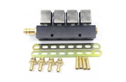China Grey Black LPG CNG Injector Rail in Sequential Fuel Gas Injection system supplier