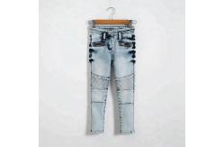 China Slim Fit Long Section Kids Denim Clothes , 2 - 8 Years Children Denim Jeans supplier