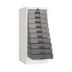 RAL Color Assembled Small 10 Drawer Filing Cabinet