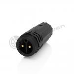 M19 Ip67 IP67 Power Connectors Waterproof Plug 2 Pin Sales Screw Terminal Shape UL for sale