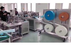 China Touch Screen Face Mask Production Line / Automated Disposable Mask Machine supplier