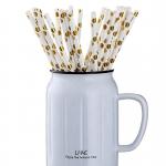 Multi Layered Assorted Paper Straws Sturdy Thick Waterproof Paper Straws for sale