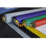 Polyurethane PU Coated Fiberglass Fabric For Fire Curtain And Smoke Curtains for sale