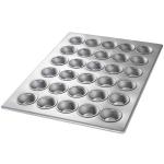 RK Bakeware China Foodservice NSF 9''30 Cup 1.1 Oz. Glazed Aluminized Steel Mini Muffin Tray for sale