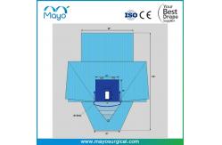 China Surgical Lithotomy Drape With Fluid Control Pouch Sterile supplier