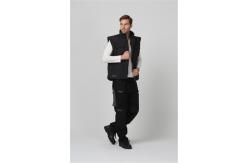 China 2 Way Zip Cold Weather Workwear 180gsm Mens Winter Vest Jacket supplier
