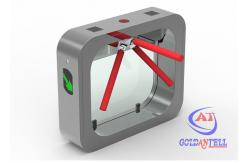 China 2 Channels Contactless Infrared Anti Jump Tripod Turnstile Gate supplier