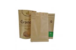 China Moisture Proof Cookies Stand Up Kraft Paper Pouch supplier