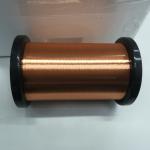 Custom UEW / EIW / PEW Enameled Copper Wire Solid Conductor 0.012mm - 0.10mm for sale