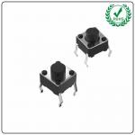 4.5*4.5mm Subminiature PCB Insert Hole Terminals Tact Switch Silver Plated Contacts for sale
