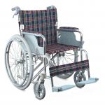 Colorful Affordable Lightweight Aluminum Manual Wheelchair With Pneumatic Rear Wheel With United Brake for sale