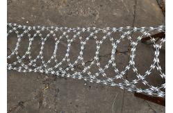 China Strong Defensive Galvanized Razor barbed wire Roll for Secure Boundaries supplier