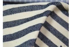 China Anti - Static harmless black and white striped fabric Tear - Resistant supplier
