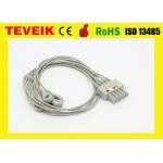 Compatible Siemens ECG / EKG Cables  for Patient Monitor 5 leads Snap AHA for sale