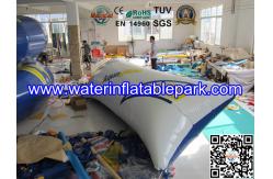 China 0.9mm PVC  Inflatable Water Blob Pillow , Inflatable Water Toys For Lake supplier