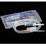 168cm Sterile Disposable Medical Syringe Liquid Glucose Blood Transfusion Iv Set for sale