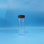 Transparent Plastic PET Round Wide Mouth salt pepper Spice Jars Sifter And Cap for sale