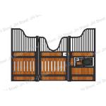Heavy Duty Smooth Welds Hinged European Horse Stalls for sale