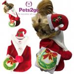 Blueberry Pet Vintage Holiday Christmas Reindeer Dog Sweater - Matching Dog Scarf, Pet Owner Sweater and Blanket Availab for sale