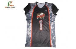 China Polyester Mesh Custom Camo Football Jerseys TeamWear Silk Screen Printing supplier