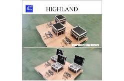 China HIGHLAND Cement Mixer Hydraulic Flow Meter Data Display 400L/Min Flow Rate Testing supplier
