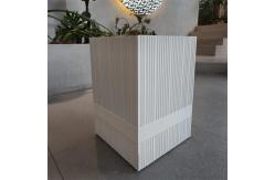 China Frost Resistant Character Fiber Clay Planter Hand Carve Finishing For Lightweight Construction supplier