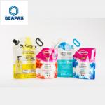 Biodegradable Juice Drink Stand Up Liquid Pouch With Spout for sale