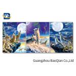 3d Lenticular Printing Picture Of Animal Wolf , Custom Decorative Wall Art for sale