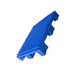 ASI 106X75 PE Heavy Duty Pallet Blue Jagged 4000Kg Custom Logo for sale