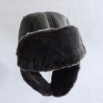 Wholesale new design sheepskin shearling trapper sheepskin winter hat