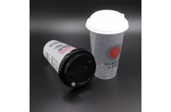 China 90ml Clear Plastic Beverage Cups PP Injection Matted For Hot Drinks H53cm supplier