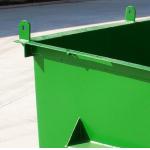 10 Yard Garbage Front Lift Bin Construction Skip Container Outdoor Metal Skip Bin Hire for sale