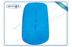 China Customized Mens Non Woven Fabric Bags With Good Zipper And PVC Window supplier