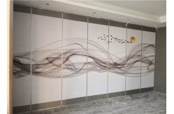 China Fireproof Board Office Room Sliding Partition Wall Sound Proof supplier