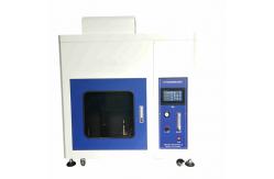 China Plastic Horizontal And Vertical Flame Test Chamber Touch Screen IEC60950-11-10 supplier