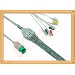Spacelabs ECG Patient Cable 17 Pin One Piece 5 Leads Grabber IEC for sale