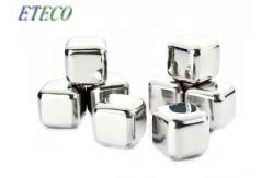 China Reusable Stainless Steel Cooler Stones Non Corrode Drawstring Pouch Availiable supplier