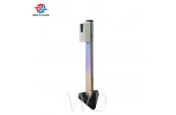 China Multifunctional 1100mm Face Recognition Temperature Kiosk With Hand Sanitizer supplier