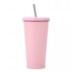 Insulated Tumbler With Lid And Straw , Stainless Steel Vacuum Insulated Tumbler Eeps Cold For 24 Hours , 100% Leak Proof Fits In Car Cup Holder for sale