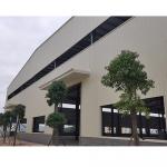 Economical Light Steel Frame Building , Prefabricated Steel Construction Factory Building for sale